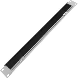 RackMatic - 1U 19 ""rack kabelwartel met borstel en witte kleur