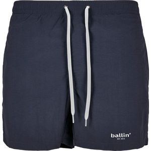 Heren Zwembroeken met Ballin Est. 2013 Small Logo Zwembroek Print - Blauw - Maat L