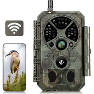 Equivera Wildcamera voor Buiten - Wildcamera - Met Nachtzicht - Wildlife Camera - Bewegingsdetector - Hoge Kwaliteit Beeld