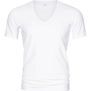 Mey Dry Cotton functional T-shirt (1-pack) - heren T-shirt regular fit diepe V-hals - wit - Maat: 7XL