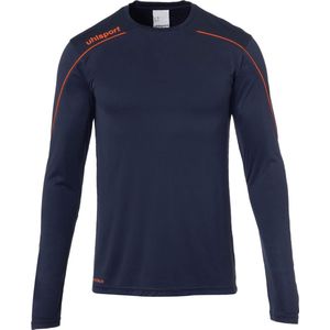 Uhlsport Stream 22 Voetbalshirt Lange Mouw Heren - Marine / Fluorood | Maat: S