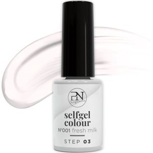 PN Selfcare 'N1 Fresh Milk' Gel Nagellak Wit - Vegan - 21 Dagen Effect - Gelnagel voor UV/LED Lamp - 6ml