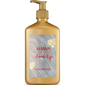 AHAVA Holiday Mineraal bodylotion - Hydrateert en voedt de huid - Houdt de huid zacht - VEGAN - Alcohol- en parabenenvrij - 500ml