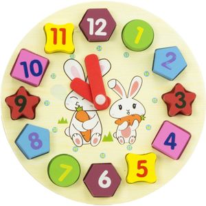 Montessori houten cijfer sorteerder 3in1 13x36cm