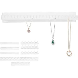 Opbergdoos voor Sieraden Display - Ketting Oorbel Armband Organizer - Transparant - Cosmetische Schoonheid Vanity Houder - Opslag .