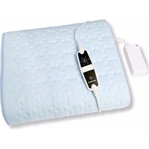 Elektrische deken - Eenpersoons - 6 Standen - 160x80cm - 55W - Lichtblauw