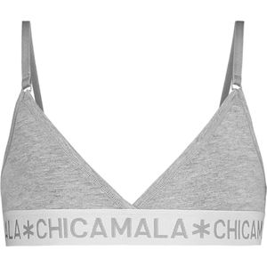 Chicamala - Dames Tryangle top Grijs - XL
