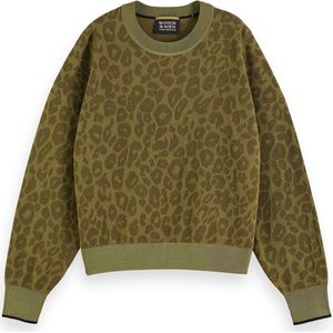 Scotch & Soda JACQUARD RELAXED PULLOVER Dames Trui - Maat L