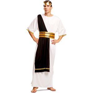 VIVING COSTUMES / JUINSA - Zwart en wit Romeins meester kostuum voor mannen - XL