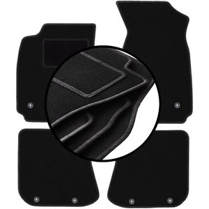 Complete set veloursmatten voor: Audi A4 B5 sedan, stationwagen, avant (1995-1999)