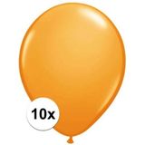 Qualatex ballonnen oranje 10 stuks