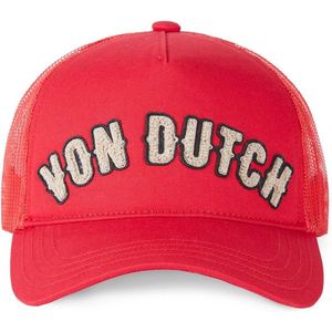 Vondutch Red Trucker Snapback BUCKL Cap