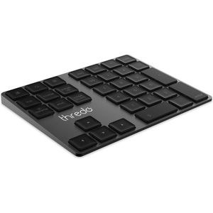 Thredo Bluetooth Numeriek Macbook Toetsenbord/Keypad/Klavier - Zwart Aluminium - Draadloos