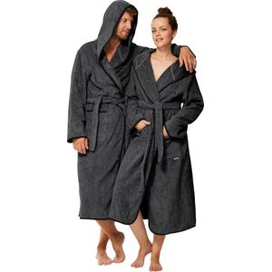 Goodivery ® Extra Comfortabele Badjas voor Mannen en Vrouwen met Kap en Lange Lengte