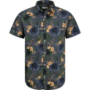 JACK&JONES PLUS JJHAWAII AOP SHIRT SS PLS Heren Overhemd - Castlerock