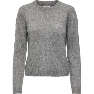 Jacqueline de Yong Trui Jdysilja L/s O-neck Pullover Knt 15277866 December Sky/melange Dames Maat - XS