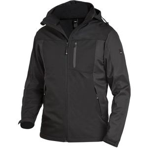 FHB Jannik Softshell-Jack Antraciet-Zwart maat XL