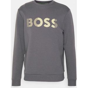 BOSS Green Salbo Sweater Dark Grey