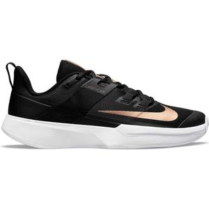 NIKE Court Vapor Lite Gravel Schoenen - Black / Metalic Red Bronze / White - Kinderen - EU 44.5