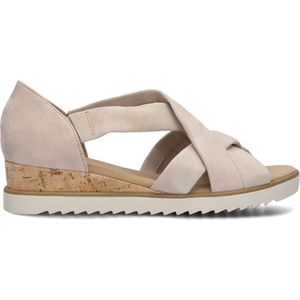 Gabor 782 Sandalen - Met Sleehak - Dames - Beige - Maat 39