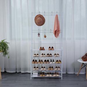Herzberg Home & Living Herzberg 4-Tier Entryway Coat Rack And Hallway Storage Rack Organizer - 80X170Cm