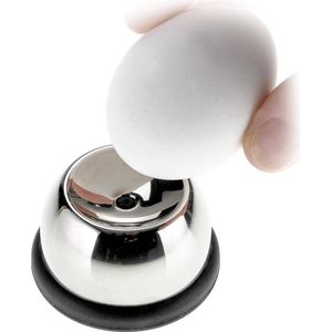 Scoby - Eierprikker - RVS - Stevige Prikker - Egg Pricker - 10x3 cm - Zwart/Zilver