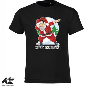 Klere-Zooi - Christmas Dab - Kids T-Shirt - 128 (7/8 jaar)