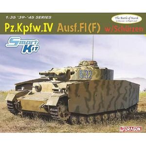 1:35 Dragon 6975 Pz.Kpfw.IV Ausf.F1(F) w/Schurzen - The Battle of Kursk 1943 Plastic Modelbouwpakket