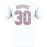 PSG Messi 'Eiffel' t-shirt Wit - Adults