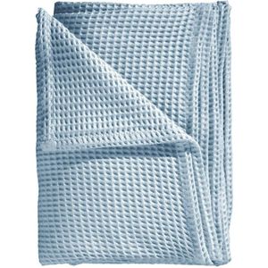 Heckettlane Wafel Plaid - 180x260 cm - Ice Blue