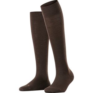 FALKE Sensitive Berlin dames kniekousen - bruin (dark brown)