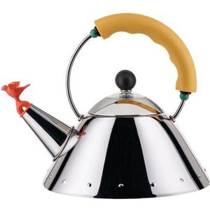 Alessi Fluitketel - 9093/1 Y - Geel - 1 liter - door Micheal Graves
