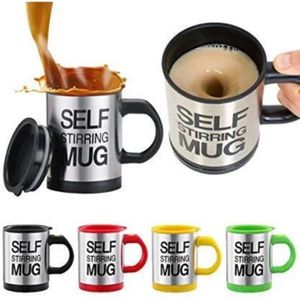 Self Stirring Mug - Zelfroerende Mok met deksel Koffie- en Thee mok 350 ml