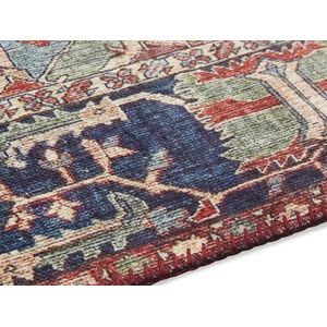 Flycarpets Elle Decoration - Vintage Vloerkleed - Hamadan - Klassiek - Rood - 160x230 cm