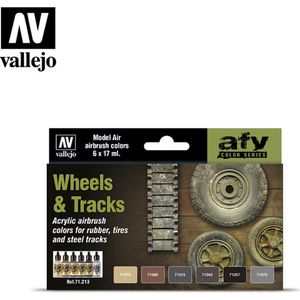 Model Air - Wheels & Tracks Set - Vallejo - VAL-71213
