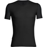 Icebreaker Anatomica V-hals T-shirt Heren, zwart Maat S