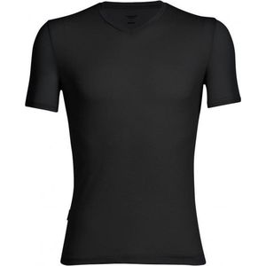 Icebreaker Anatomica V-hals T-shirt Heren, zwart Maat S