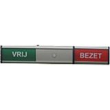 Infobord vrij/bezet 125x30mm