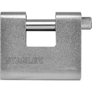 Stanley hangslot massief messing gepantserd 90 mm