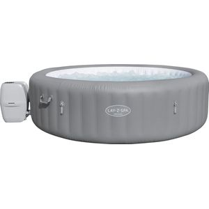 Bestway Lay-Z-Spa Grenada Smart AirJet™ opblaasbare Spa - 6-8 Personen - Geschikt voor 6-8 personen - Afmetingen buitenkant: Ø236 x H1 cm - Kleur: grijs