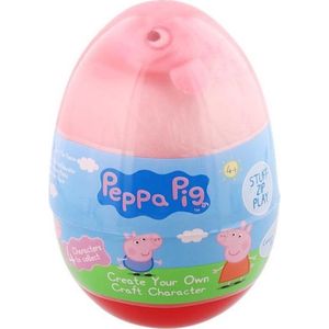 Peppa Pig - Maak je eigen knuffel - Roze - 16 cm - Knutselen - Ei