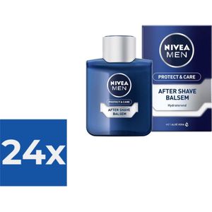 NIVEA MEN Protect & Care - 100 ml - Aftershave Balsem - Voordeelverpakking 24 stuks