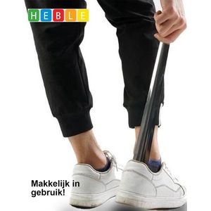 Schoenlepel Metaal 30 cm Stevig RVS | Schoentrekker | Groot | Schoen Lepel | schoenlepels van Heble®