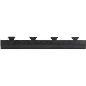 PVC eindstuk vloertegel – zwart