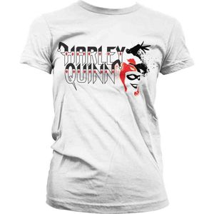 DC Comics Batman Dames Tshirt -L- Harley Quinn Wit