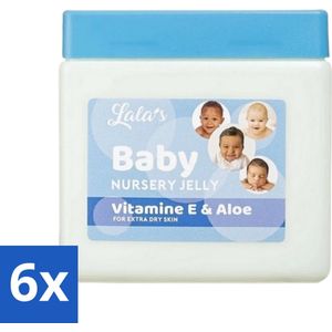 Lala's - Baby Vaseline - Smooth & Creamy - Verzachtende Formule - 368g - Voordeelverpakking - 6 stuks