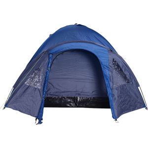 Nancy's Arklan Dubbelwandige Tent - Blauw - Polyester, Glasvezel - 98,42 cm x 118,11 cm x 51,18 cm