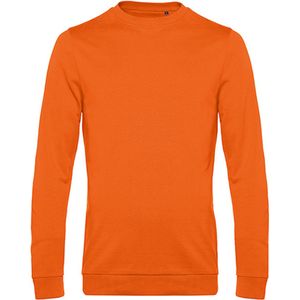 Sweater 'French Terry' B&C Collectie maat M Pure Orange/Oranje