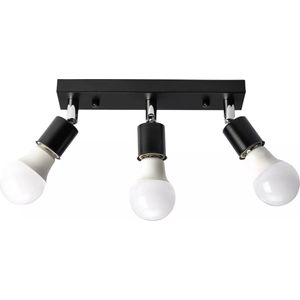 TooLight Plafondlamp APP699-3C - E27 - 3 Lichtpunten - Zwart