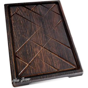 Mrs. Jones Premium Collection - Steakplank hout 16x12 cm - Biefstuk serveerplank - Massief eiken - Natuurlijk - Extra groot